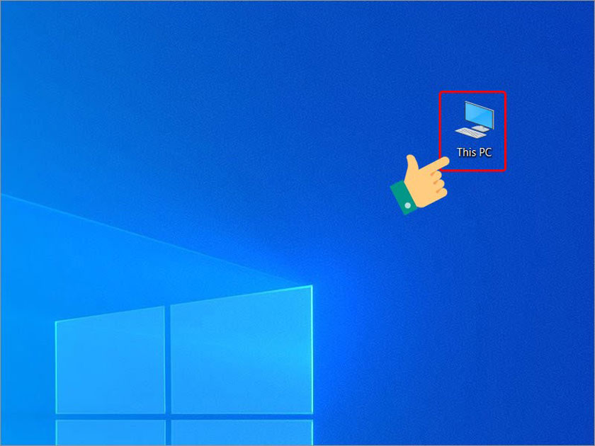Nhấn vào This PC
