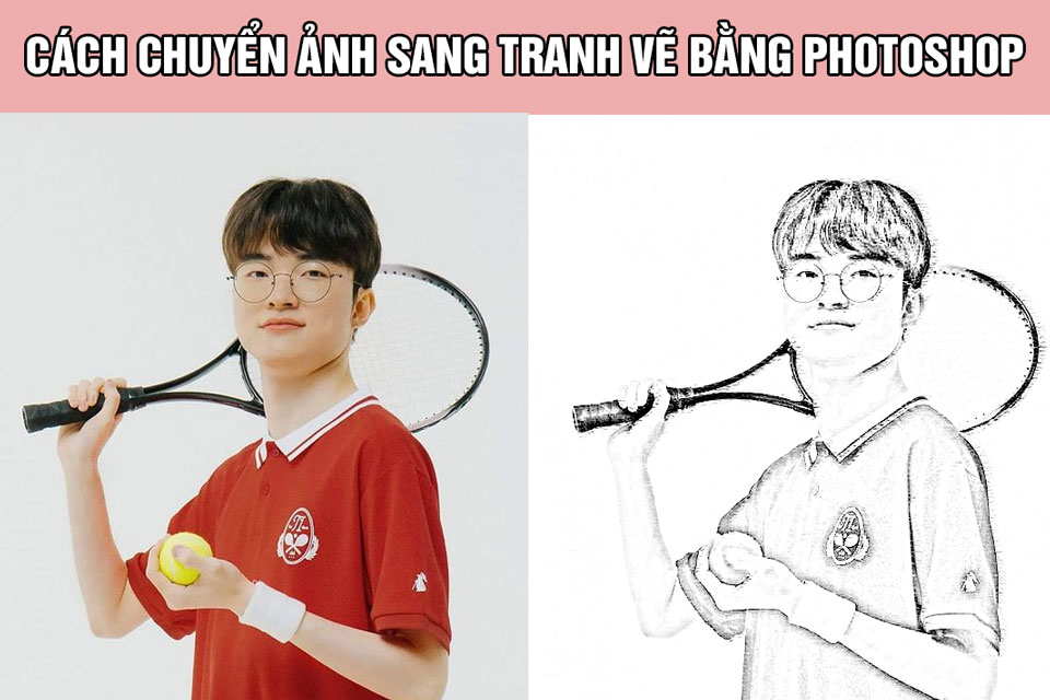 chuyển ảnh sang tranh vẽ bằng Photoshop