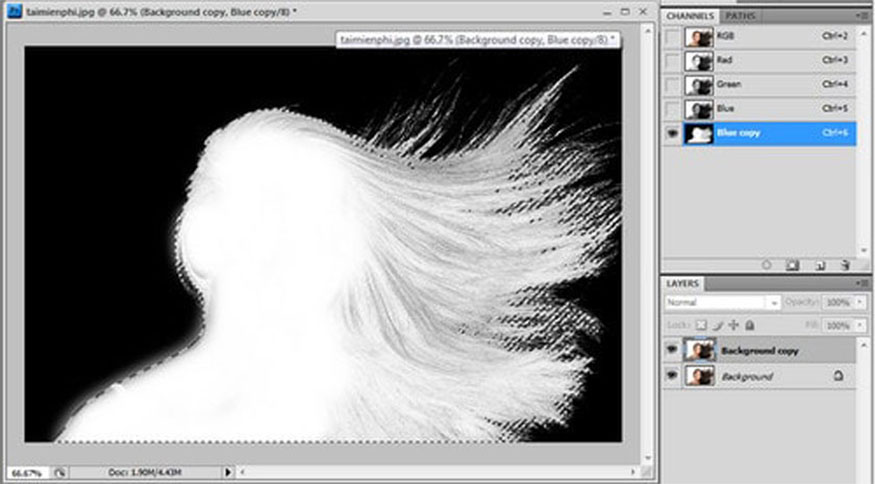 chọn ảnh Thumbnail của Channel Blue copy