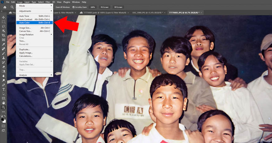 tăng Amount để phục hồi độ nét