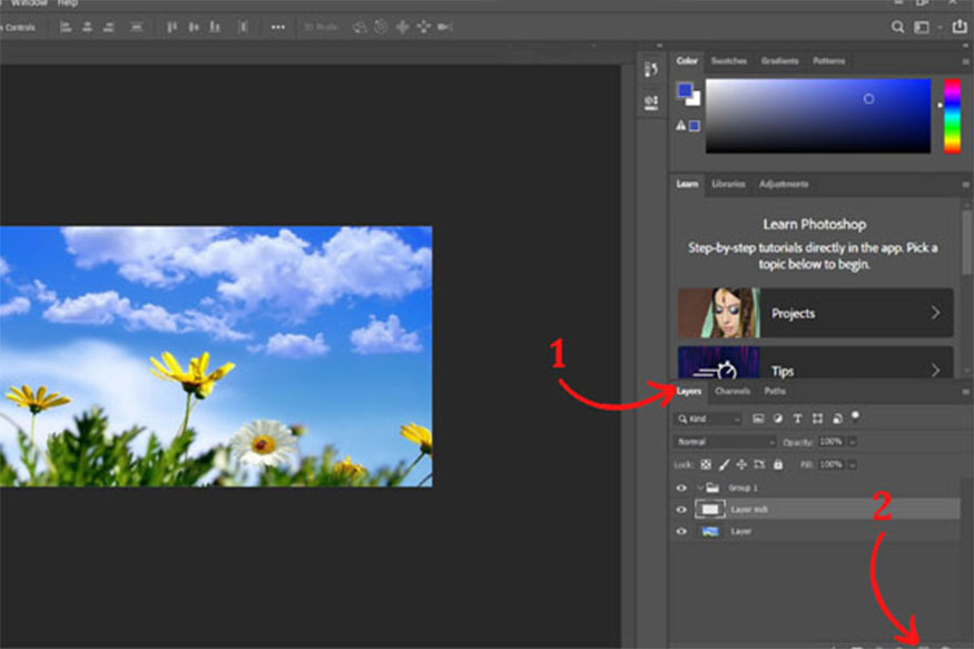 Chọn Create a new Layer