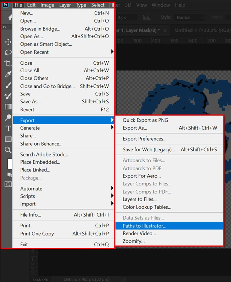 Paths to Illustrator để tạo File vector đuôi .ai