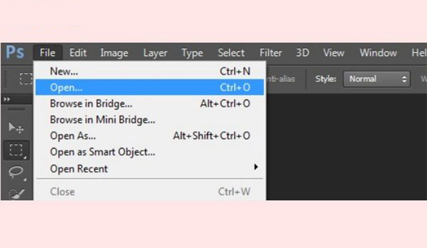 Mở tệp ảnh GIF cần chỉnh sửa