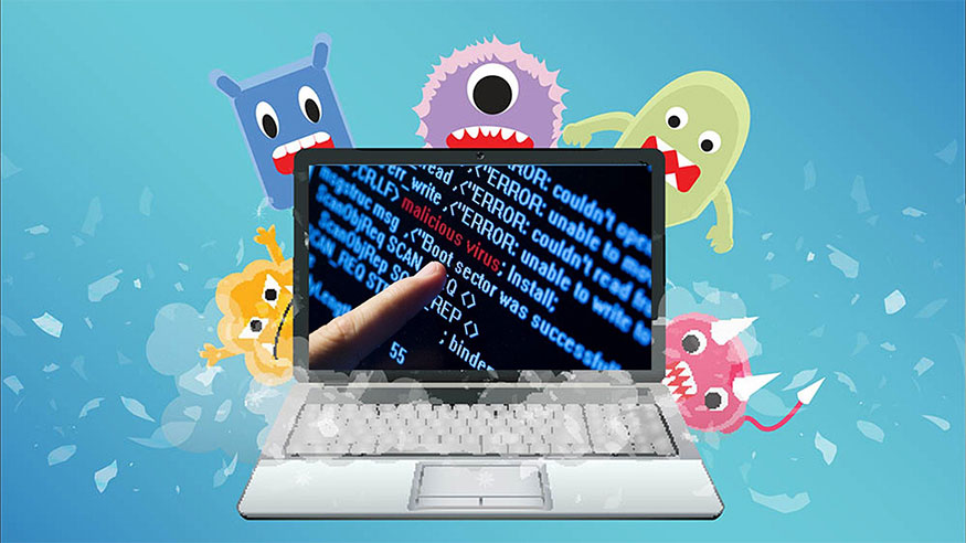 Máy tính bị nhiễm virus