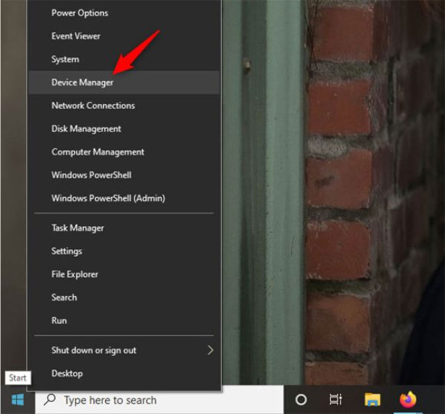 Bạn hãy mở cửa sổ Device Manager