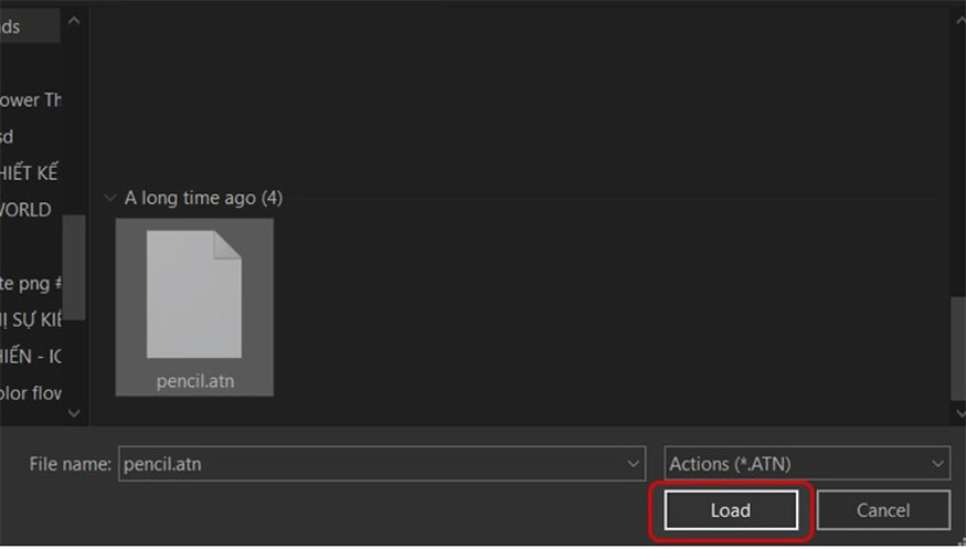 nhấn chọn load để cài đặt. 