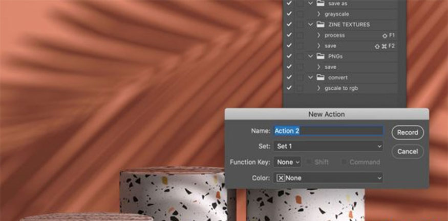 Tải action khác tương thích với phiên bản photoshop