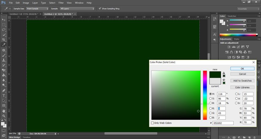 bảng Color Picker