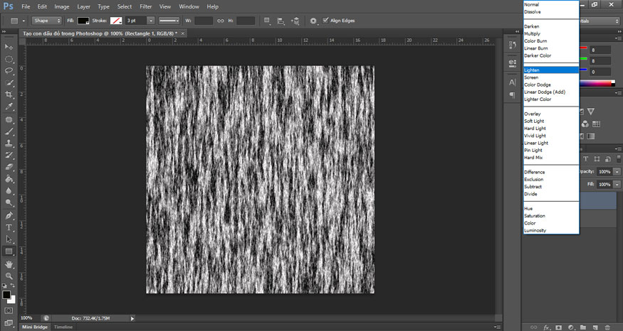 đặt Blending mode cho layer