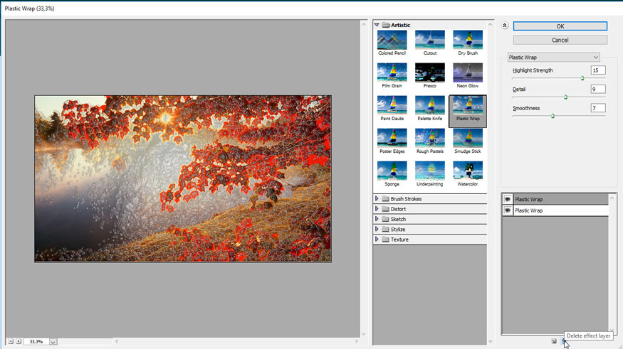 tạo thêm một Effects layer
