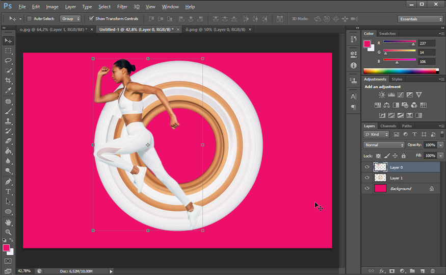Điều chỉnh kích thước của vòng tròn pixel mới tạo