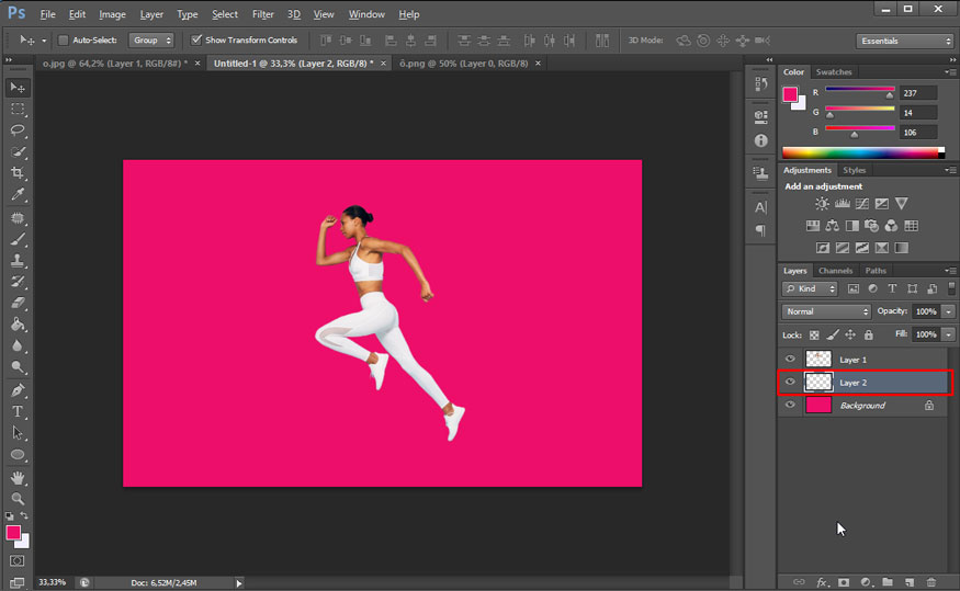 chọn vào Create new layer