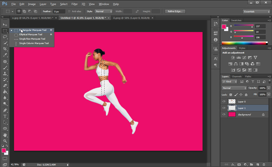 công cụ Rectangular Marquee Tool