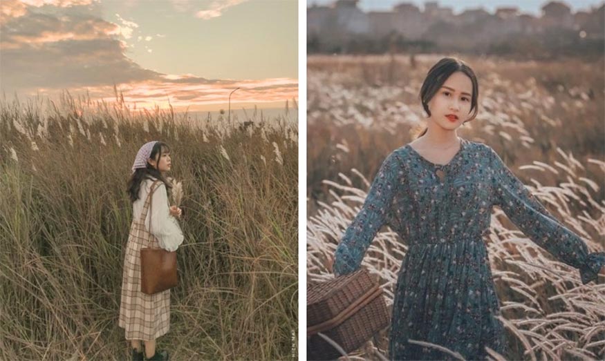 Những bộ đồ vintage mộc mạc