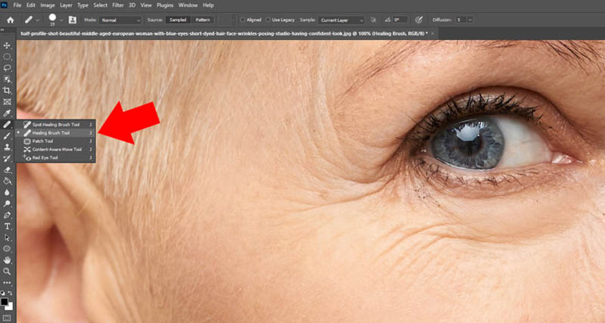 Healing Brush Tool