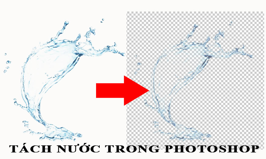 tách nước trong Photoshop