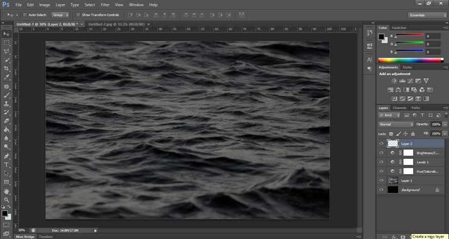 Create a new layer để tạo layer mới. 