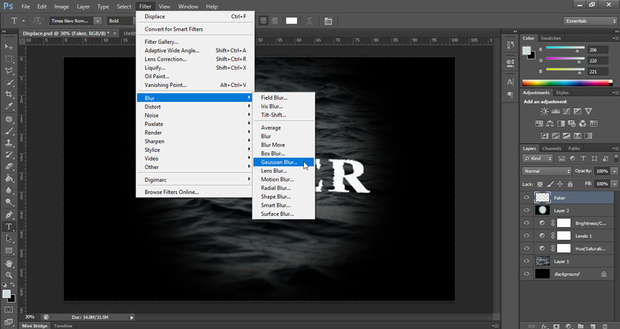 Gaussian Blur. 