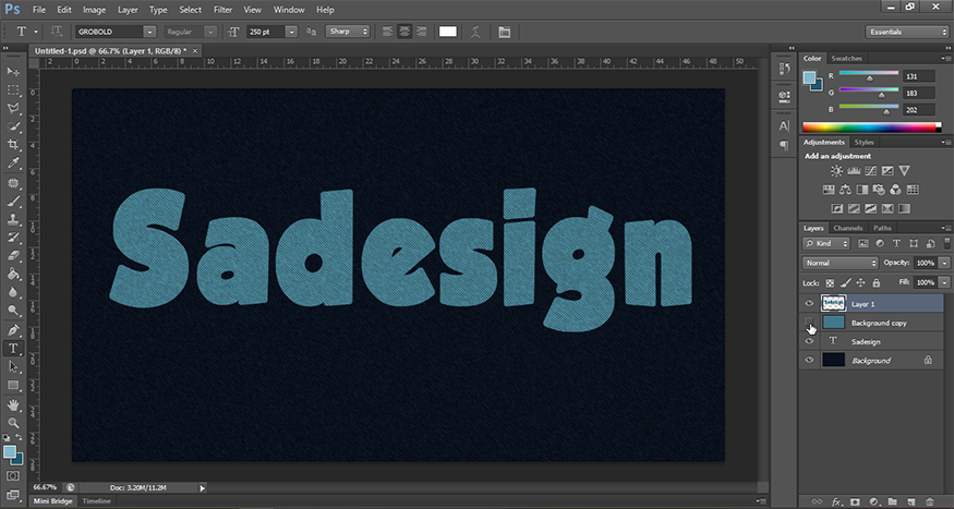ẩn layer Background copy