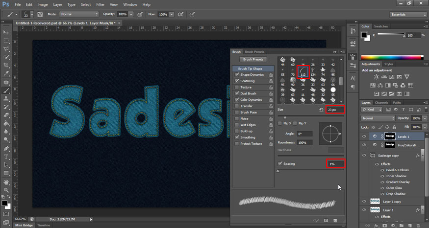 Brush Tip Shape