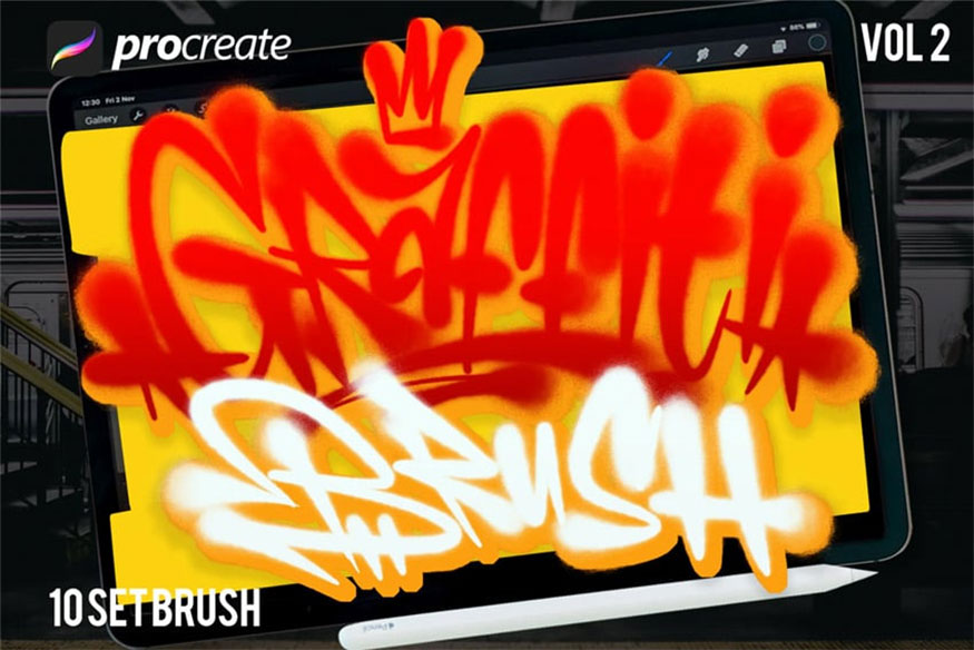 Hiệu ứng bộ bút vẽ Graffiti
