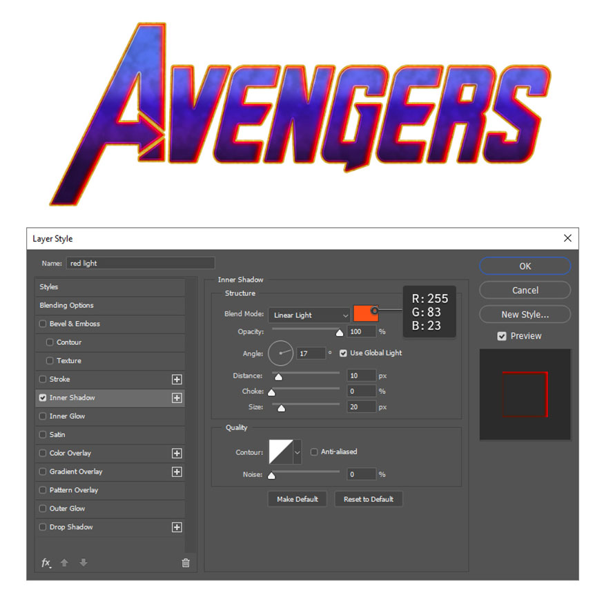 Mở cửa sổ Layer Style để hủy Pattern Overlay
