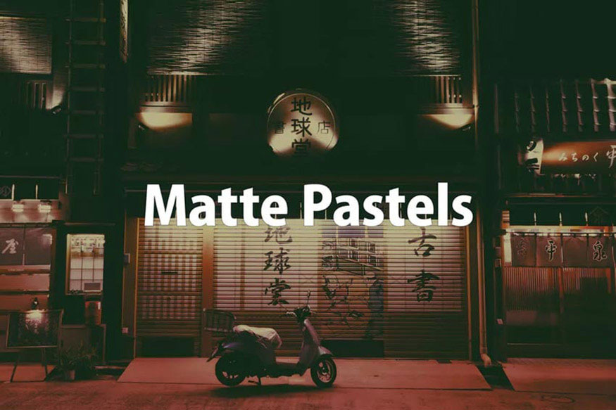 Hiệu ứng action matte pastel
