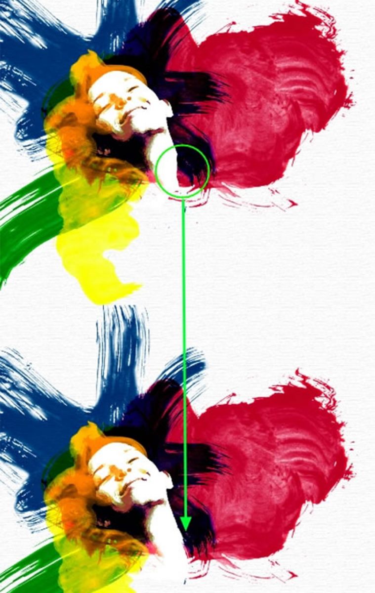 thay đổi Blend Mode thành Screen
