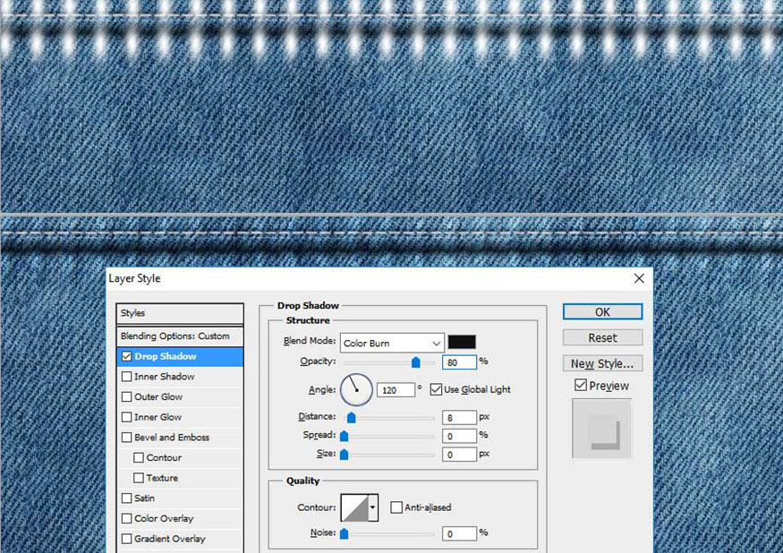 Đặt blend mode của layer Ripple Edge thành Overlay