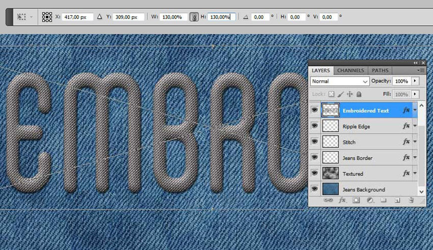 Chuyển đổi layer này thành một Smart Object