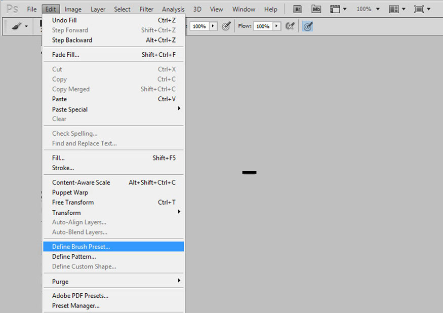 Tạo một file PSD mới