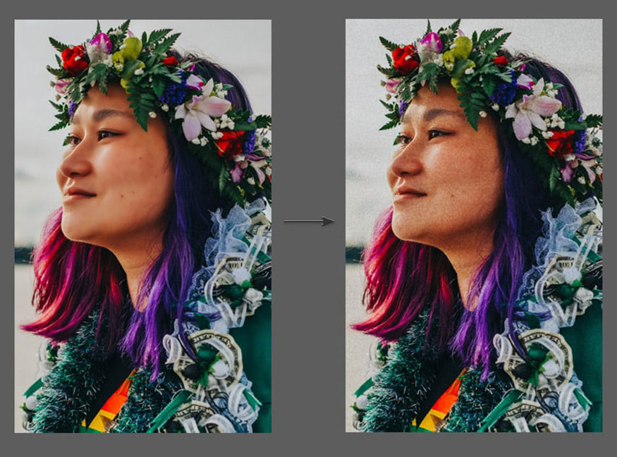 áp dụng Gaussian Blur cho layer.