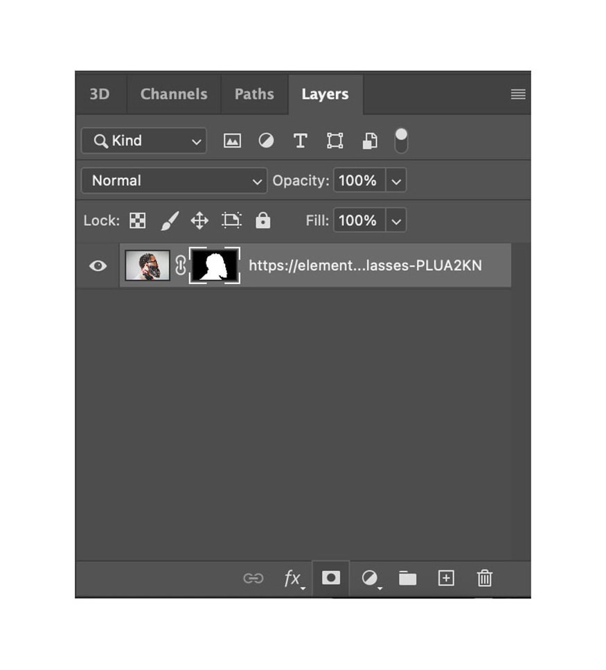Thêm mặt nạ cho layer