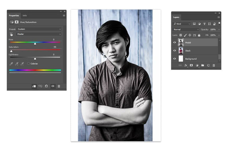 Desaturate bức ảnh