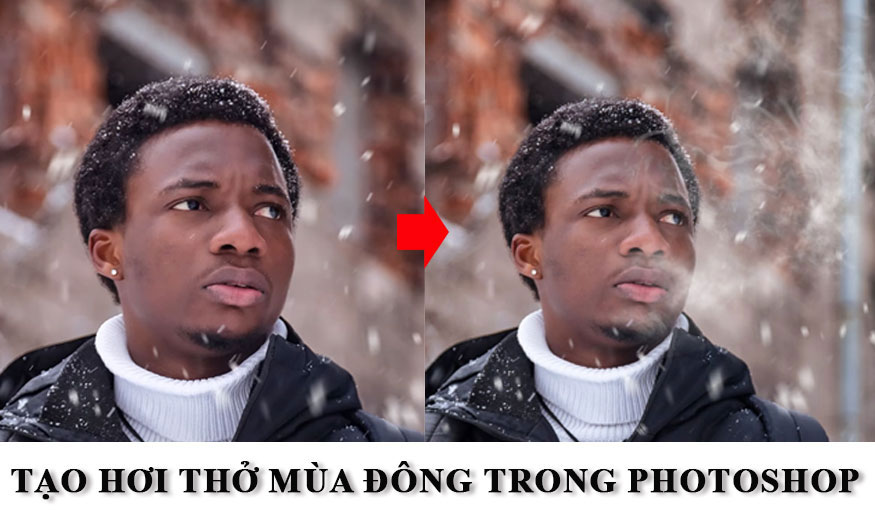 tạo hơi thở mùa đông trong Photoshop