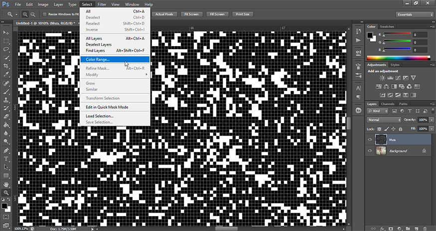 Color Range. 