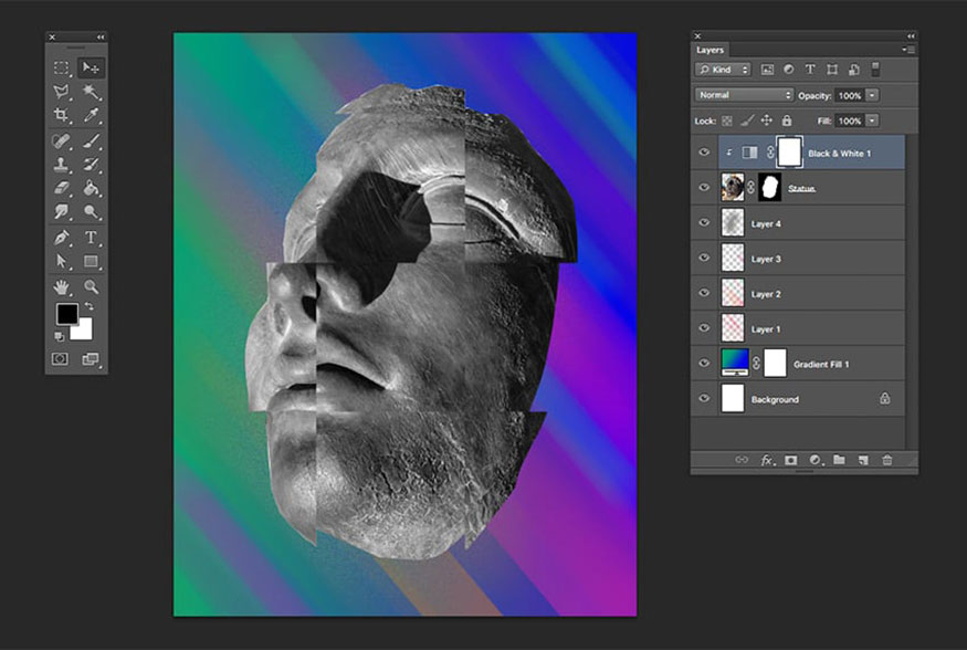 chúng ta sẽ cần tạo Clipping Mask