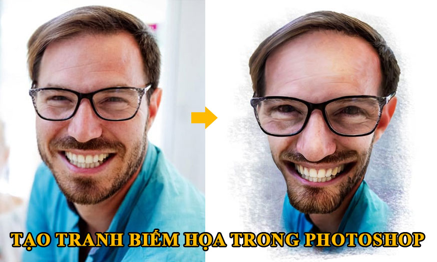tạo tranh biếm họa trong Photoshop