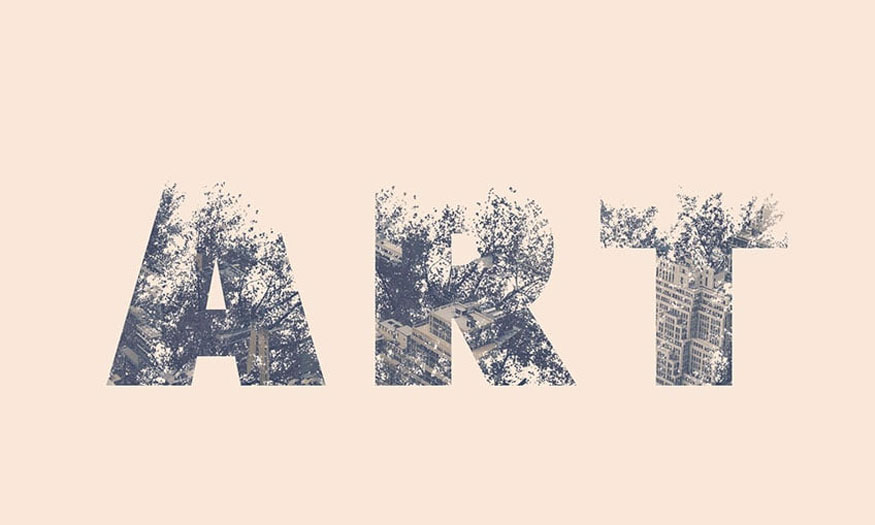 hiệu ứng văn bản phơi sáng kép trong photoshop