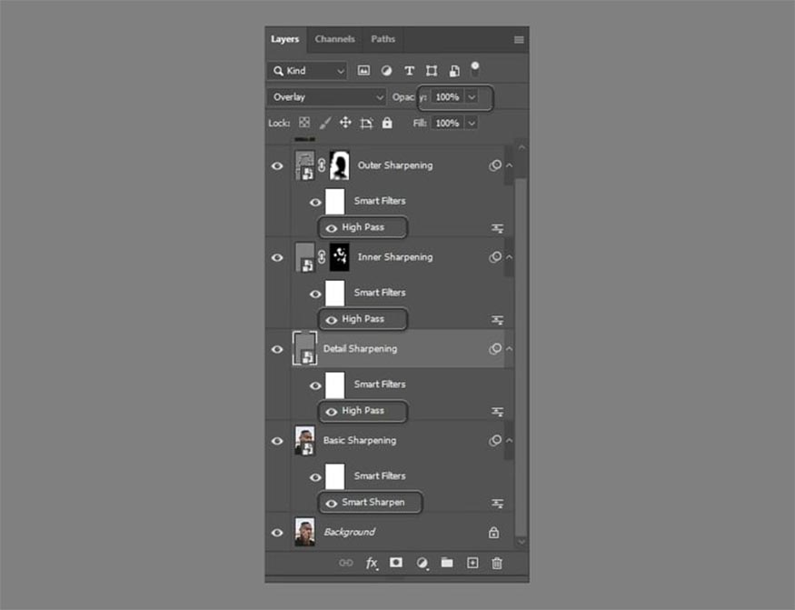 thay đổi Opacity để nhanh chóng làm cho hiệu ứng giảm đi 