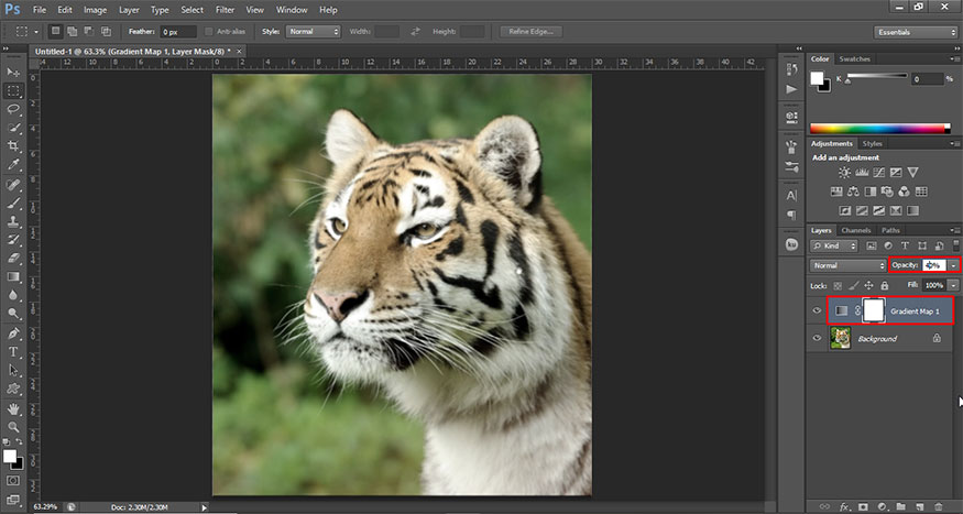 Opacity 44%. 