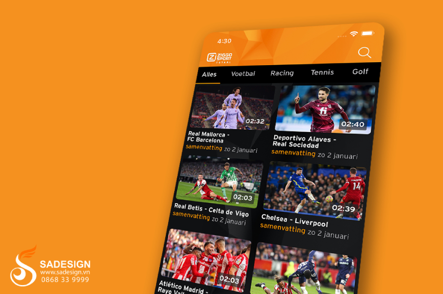Ziggo Sport Totaal là ứng dụng gì