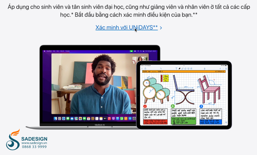 Hướng dẫn mua tài khoản Unidays tại SaDesign