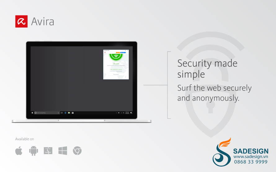 Hướng dẫn nâng cấp Avira Phantom VPN Pro tại SaDesign