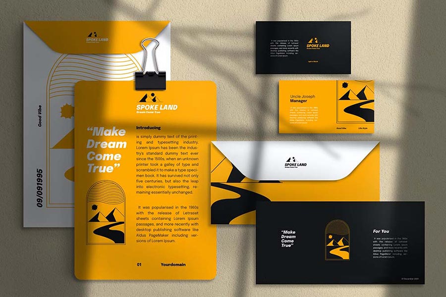 Chia Sẻ Miễn Phí Mẫu Mockup Nhận Diện Thương Hiệu Cực Chất Lượng