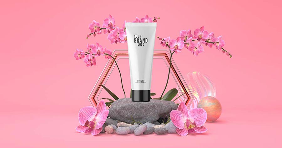 Chia Sẻ Miễn Phí Mẫu Mockup Mỹ phẩm PSD Miễn Phí 2024