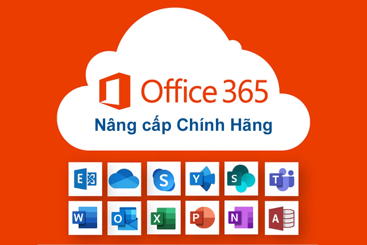 Nâng cấp Office 365 + One Drive 1TB