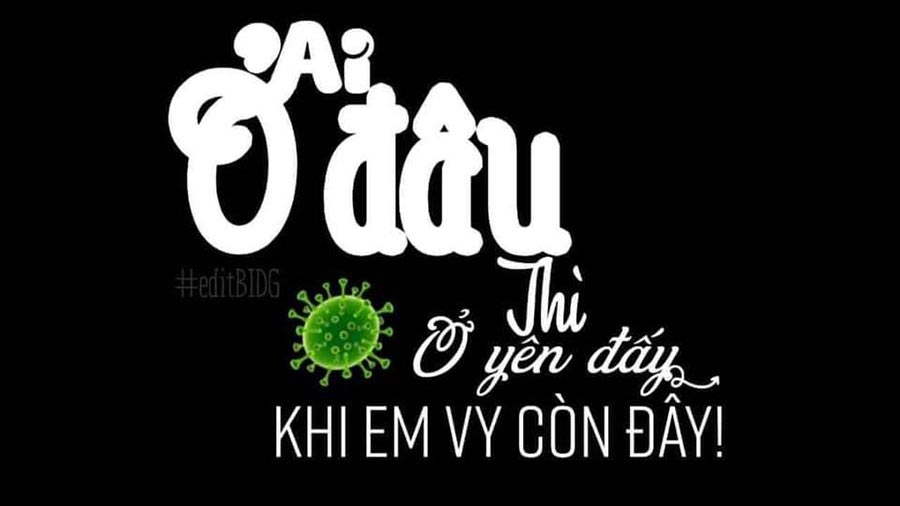 Chia Sẻ Miễn Phí 17 Typo Việt Chủ Đề Covid - Nền Đen Trắng Để Ghép Ảnh (JPG)
