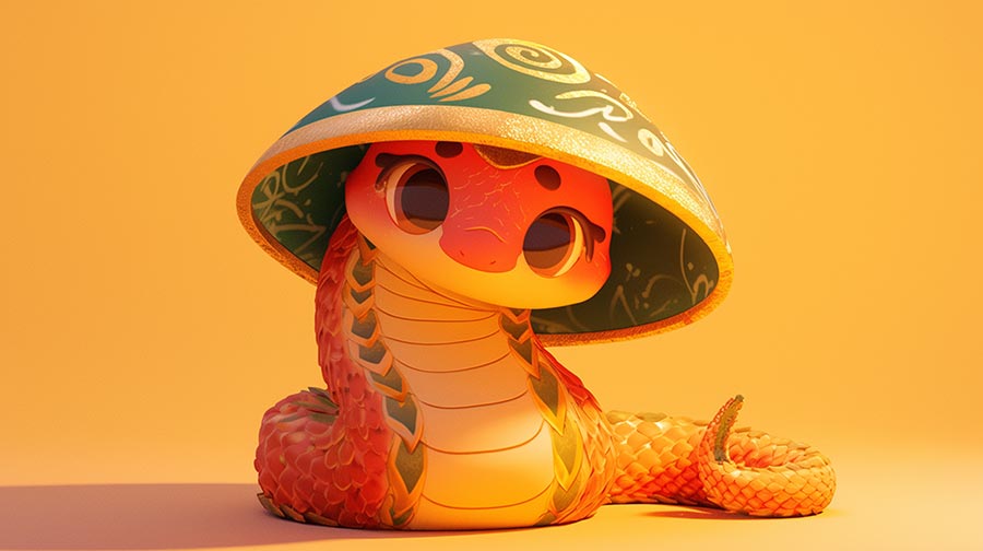 Chia Sẻ Miễn Phí 15 Mẫu Linh Vật Rắn 2025 (JPG)