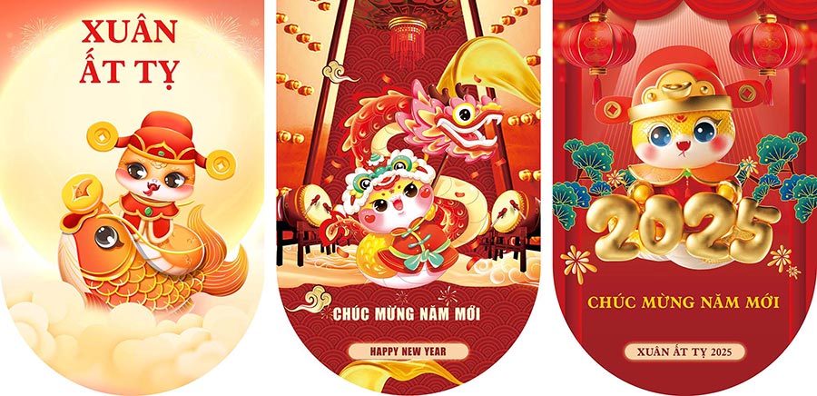 Chia Sẻ Miễn Phí Mẫu Cờ Tết Quảng Cáo